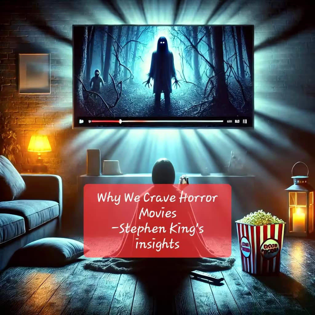 5 reasons Why We Crave Horror Movies, Stephen King’s analysis & insights 5 Why we crave horror movies